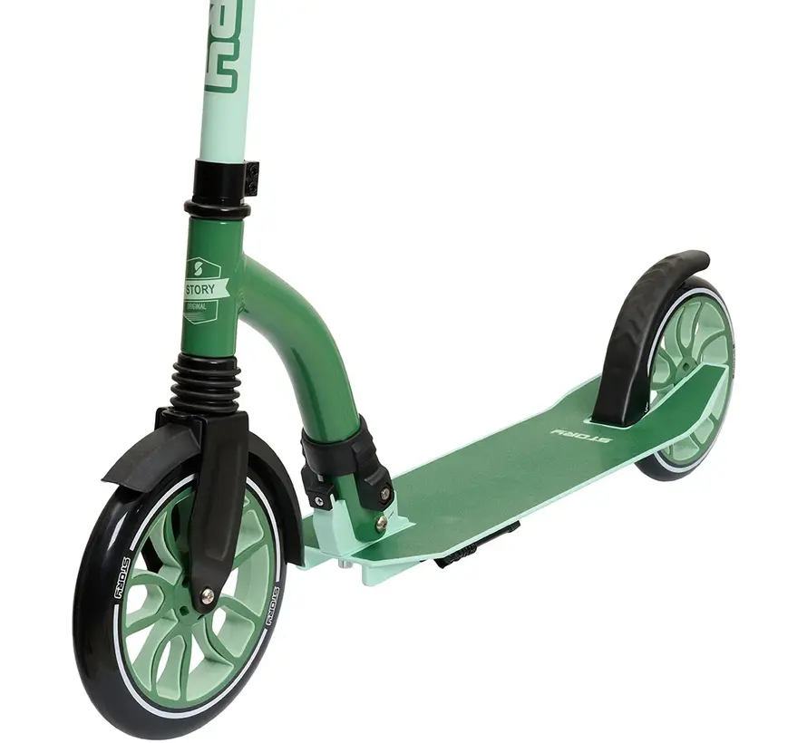 Trottinette pliante Story Big Wheel Advanced verte 105 cm – Voyagez avec confort et style