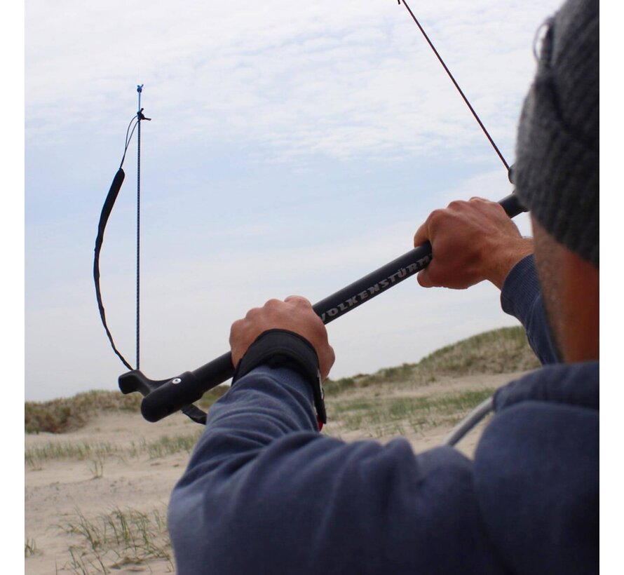 Wolkenstürmer 2 Lines Kite Control Bar – kierownica 56 cm z smyczą bezpieczeństwa (Kitekiller)