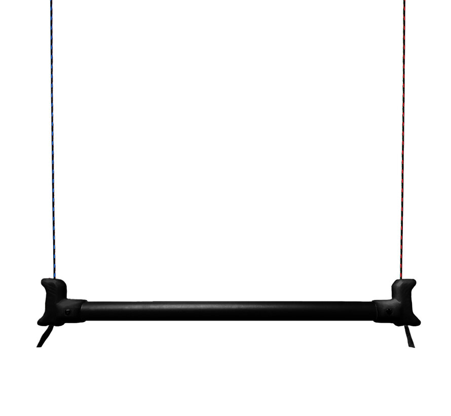 Barra de control de cometa Wolkenstürmer de 2 líneas: manillar de 56 cm con correa de seguridad (Kitekiller)