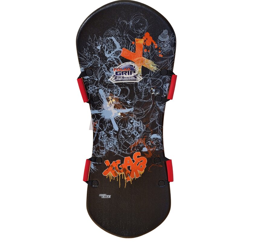 Trineo de nieve Outer Edge Snow Rider de 50 pulgadas, color negro