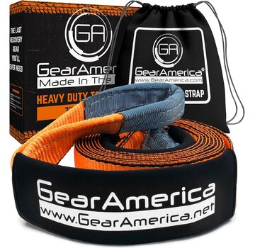 GearAmerica Correa de remolque resistente GearAmerica de 7,6 cm x 6,1 m