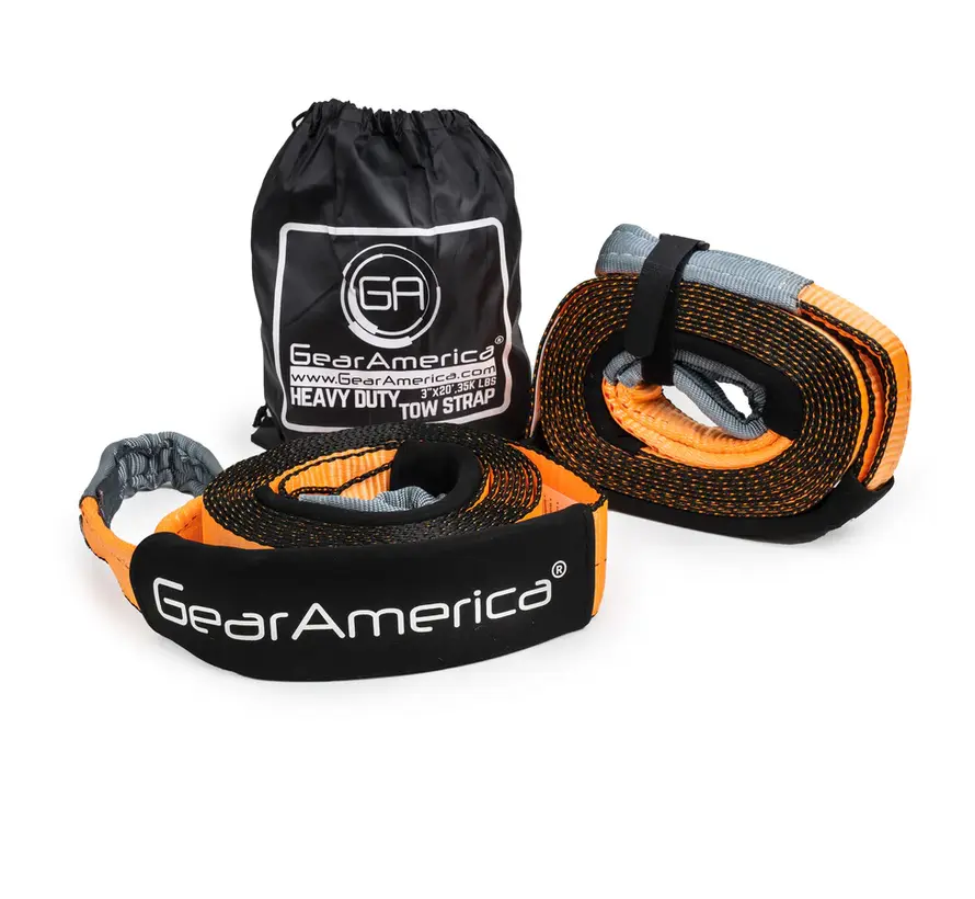 GearAmerica Combipack Tree Saver 7,6 x 6,1 m y correa de remolque 7,6 cm x 6,1 m