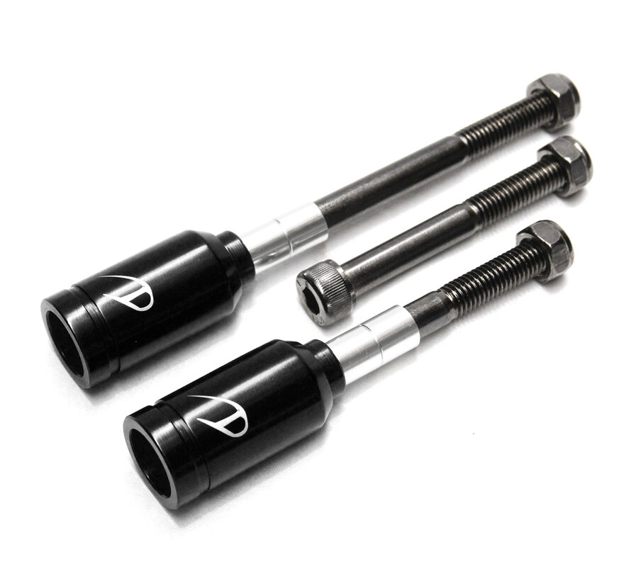 Drone Precision Pegs Chrome Fumé