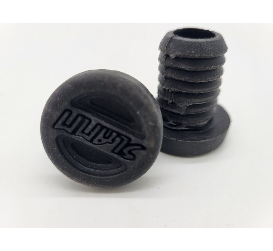 Slamm Bar End Black for steel handlebars set of 2 pieces