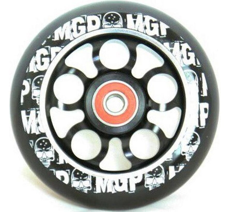 MGP Aluminum core Wheel 100mm Black