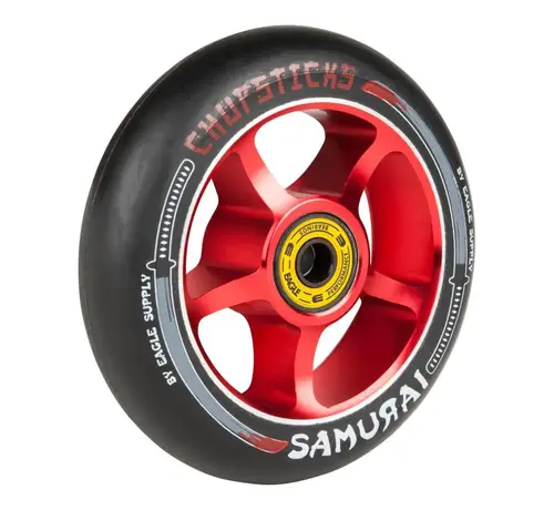 Eagle Supply Rueda para palillos Eagle Supply de 100 mm, color rojo