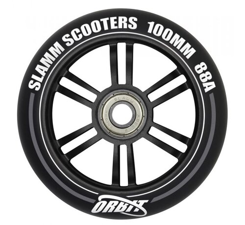 Slamm Scooters Felga aluminiowa Slamm Orbit 100 mm czarna