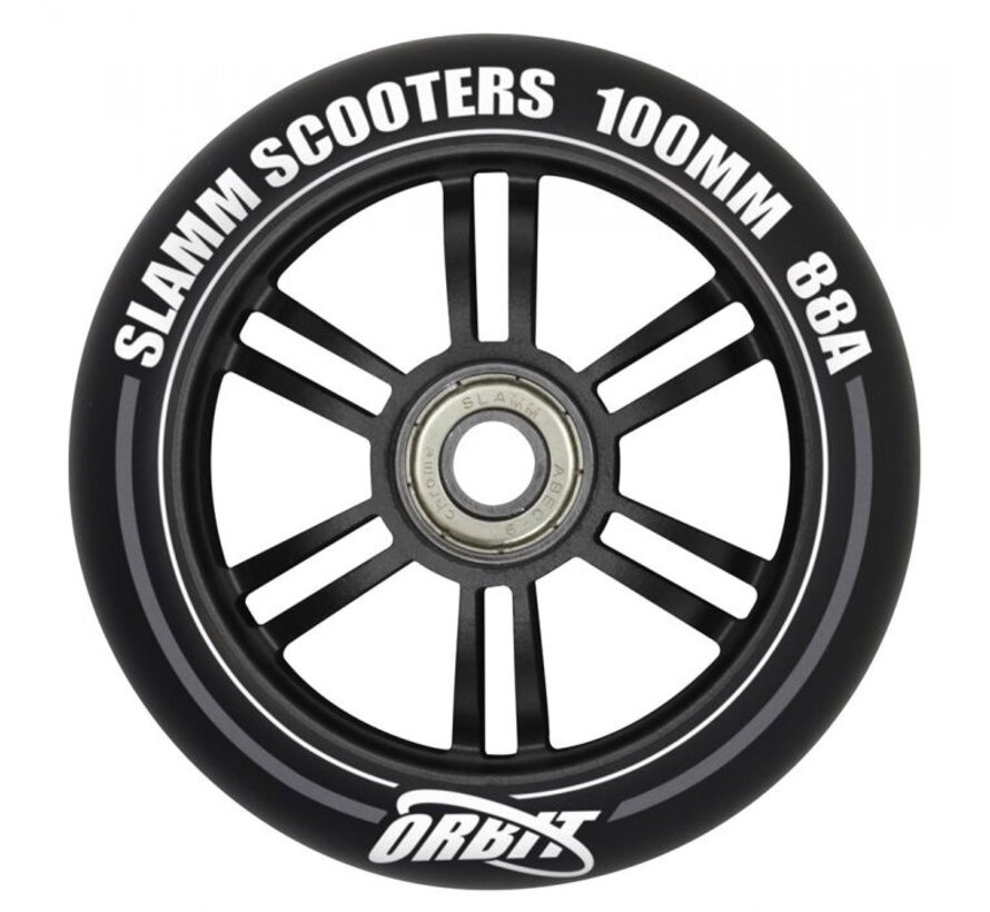 Slamm Orbit Aluminum Wheel 100mm Black