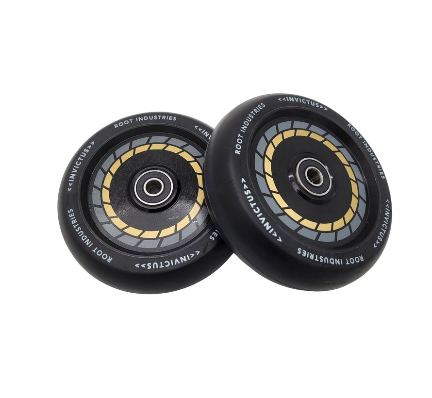Roues Root Invictus 30 mm de large 110 mm Or