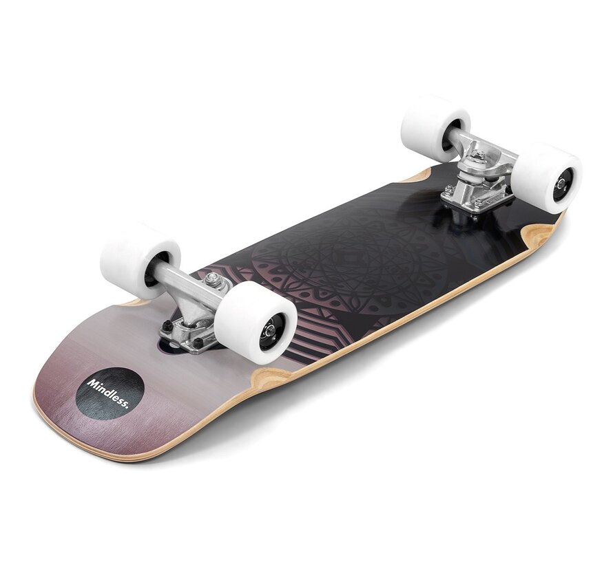 Tabla de crucero compacta Mindless Drifter Cruiser de 28 x 8 pulgadas con forma clásica y carácter ágil