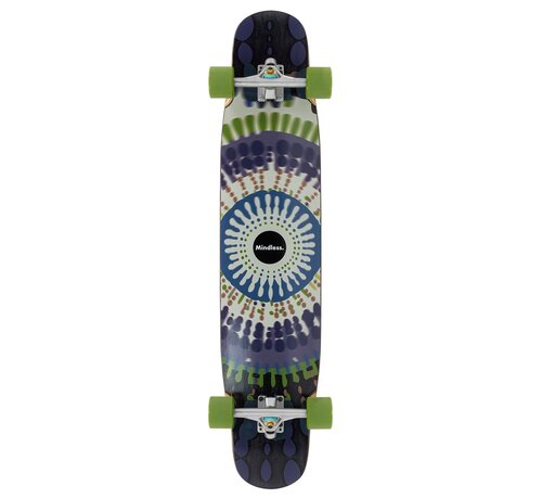 Mindless Patineta larga Mindless Tula Dancer de 40 x 8,5 pulgadas con ejes Mindless Talisman V2 y ruedas de 66 mm