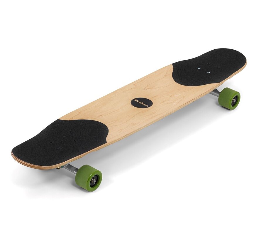 Mindless Tula Dancer Longboard 40 x 8,5 Zoll Dancer Longboard mit Mindless Talisman V2 Achsen und 66 mm Rollen