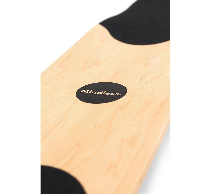 Patineta larga Mindless Tula Dancer de 40 x 8,5 pulgadas con ejes Mindless Talisman V2 y ruedas de 66 mm