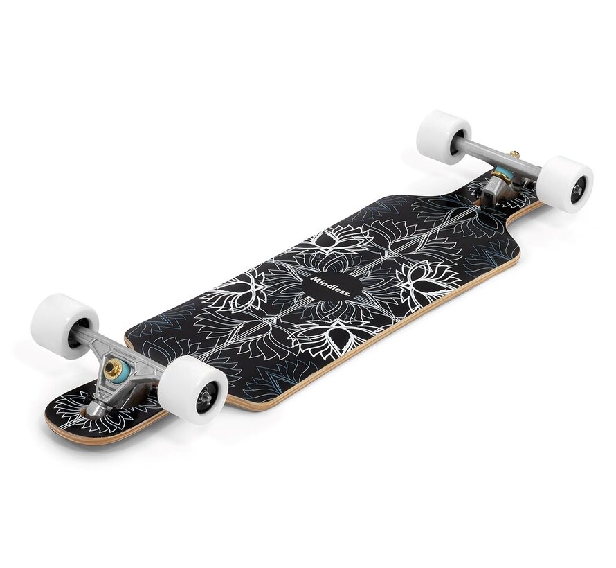 Patineta larga Mindless Dropthrough Solace de 36 pulgadas, compacta y con dropthrough