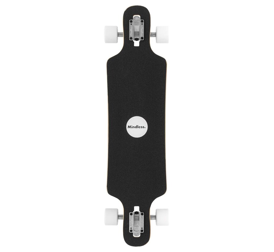 Patineta larga Mindless Dropthrough Solace de 36 pulgadas, compacta y con dropthrough