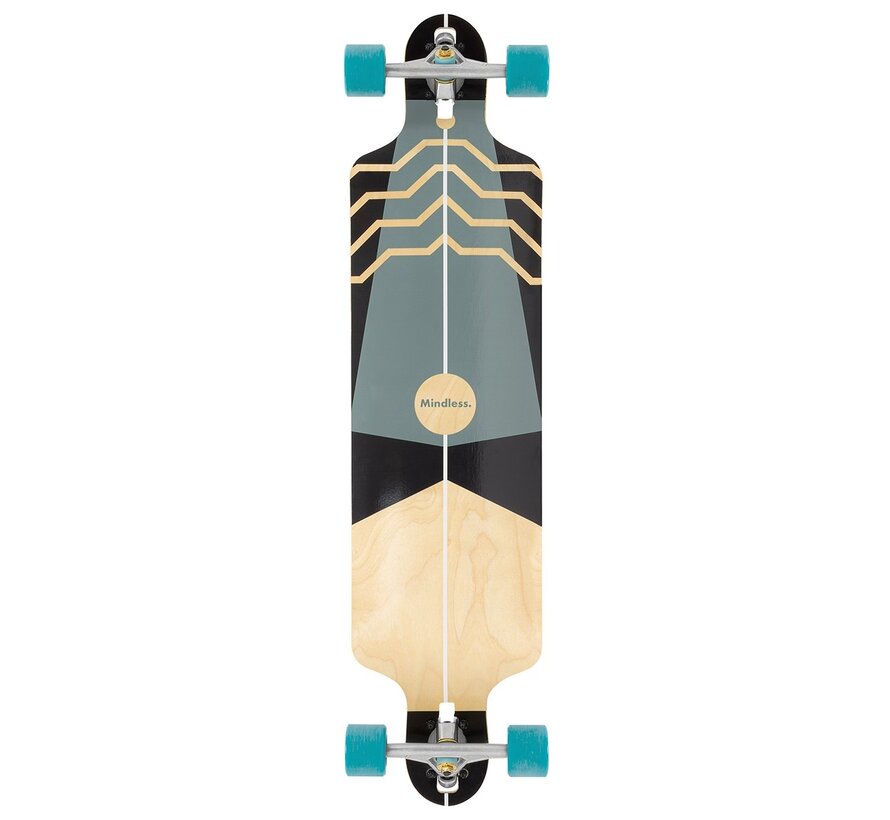 Mindless Dropthrough Longboard Tundra da 40 pollici Longboard stabile con ottime caratteristiche di guida