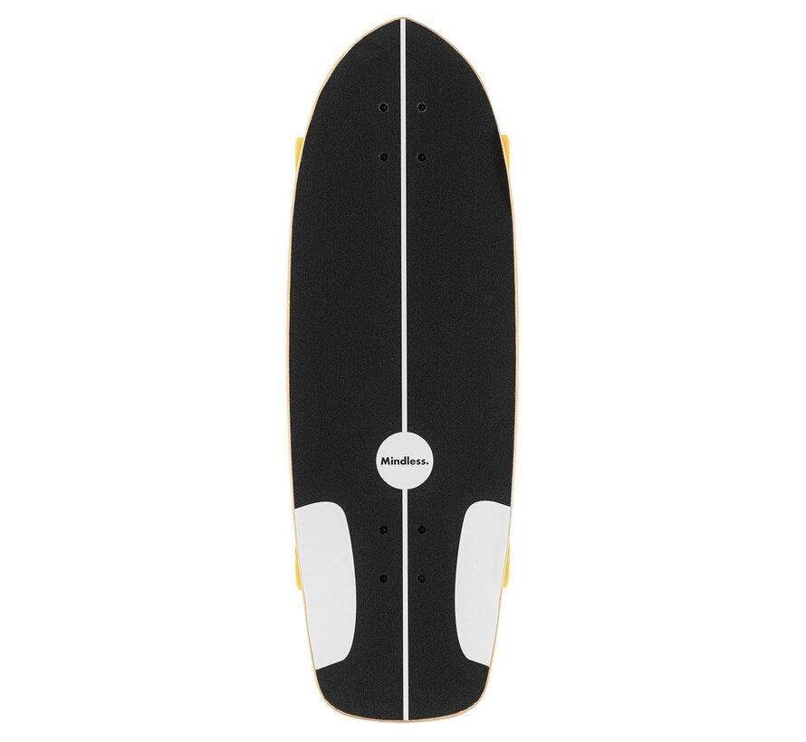 Patin de surf compact Mindless Soul Surf Skate de 75 cm (29,5 pouces) offrant une excellente maniabilité et une grande réactivité.