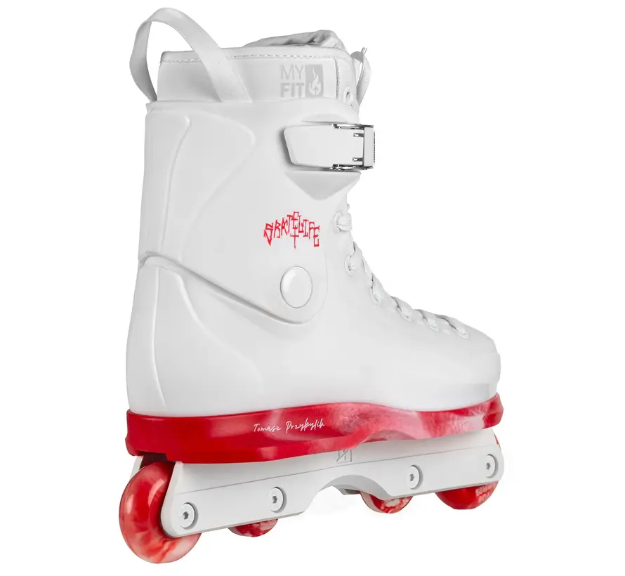 Patins agressifs Playlife Rave Tomo Pro, modèle Pro, avec coque rigide et platine Kizer