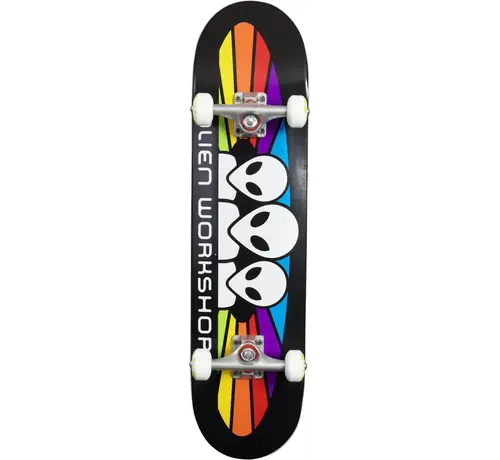 Alien Workshop Skateboard complet Alien Workshop Spectrum – Plateau léger de type popsicle pour la rue et le skatepark (7,75" et 8,0") -