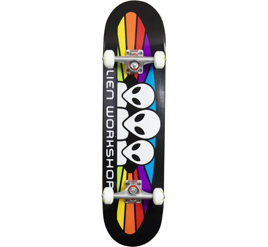 Patineta completa Alien Workshop Spectrum: tabla ligera con diseño de paleta para calle y parque (7,75” y 8,0”)