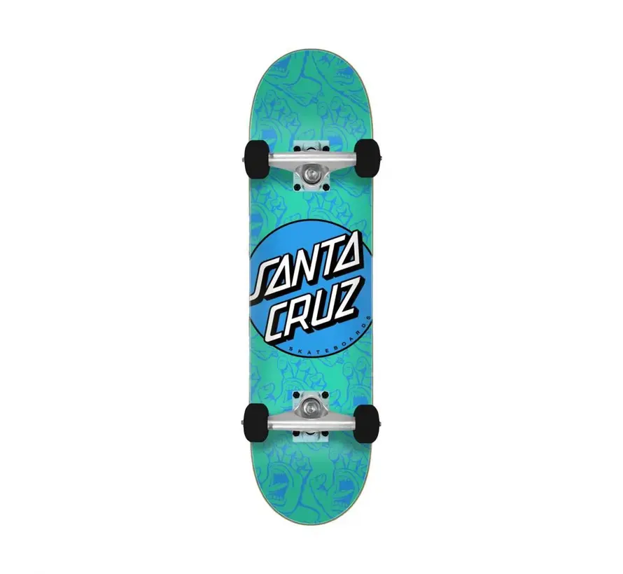 Santa Cruz Other Dot Hands Mini 7,75 Zoll Komplett-Mini-Skateboard mit ikonischem Hands-Motiv