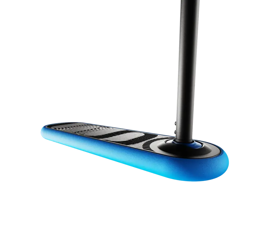 Indo Pro V2 Trampolinstufe, blau, für Indoor-Tricktraining