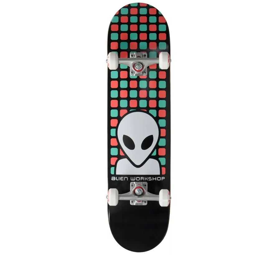 Skateboard complet Alien Workshop Matrix 7,75 pouces avec graphisme Matrix emblématique