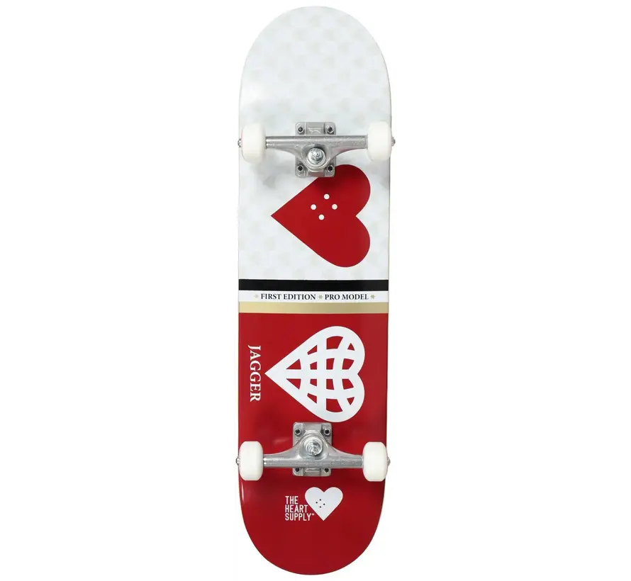 Skateboard complet Heart Supply Society Pro Skateboard 8,25 pouces Jagger Eaton avec graphisme pro