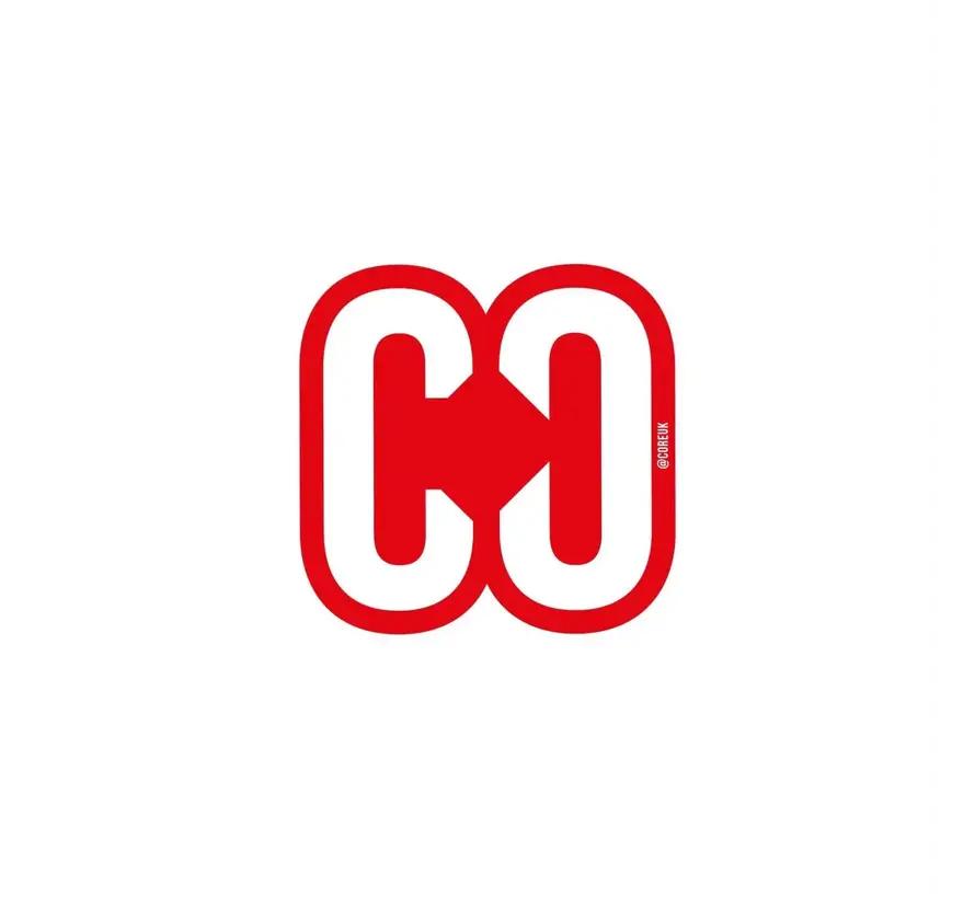 Adesivi con logo Core 8cm