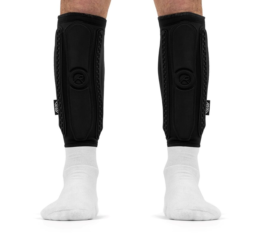 REKD Energy RKD840 Protections Tibia + Cheville Covert - Protections fines pour tibia et cheville avec rembourrage absorbant les chocs