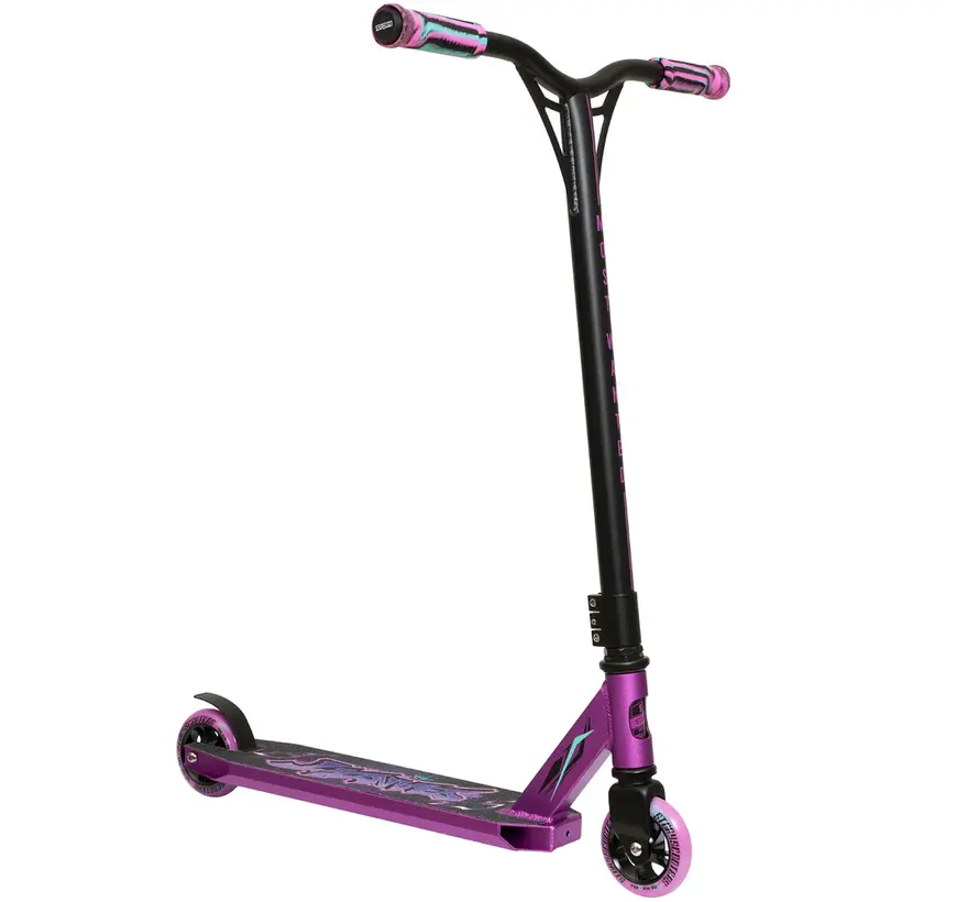 Story Stuntstep Bandit DOS Black / Purple 81cm - Robuuste stuntstep voor tricks