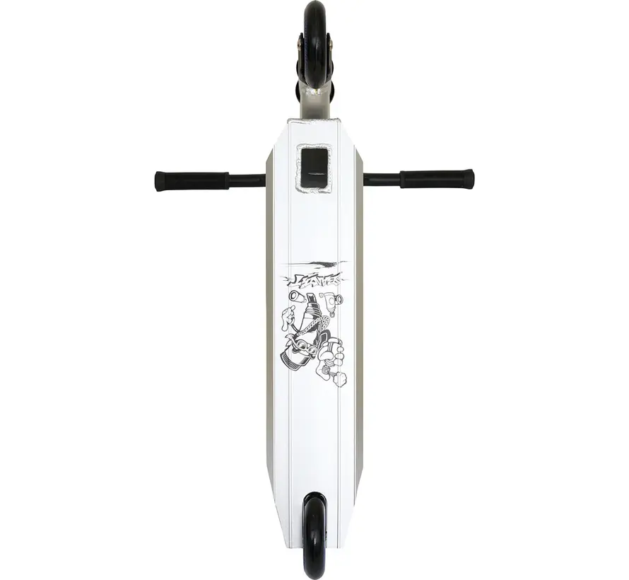 Story Stuntstep Bandit DOS Silver 81cm - Patinete acrobático robusto para trucos