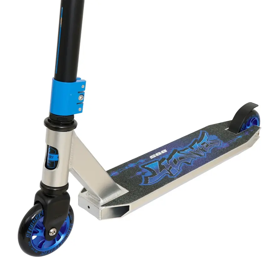 Story Stuntstep Bandit DOS Silber 81cm - Robuster Stunt-Scooter für Tricks