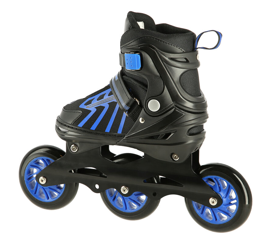 Patins à roues alignées Nils Blue réglables avec roues de 100 mm