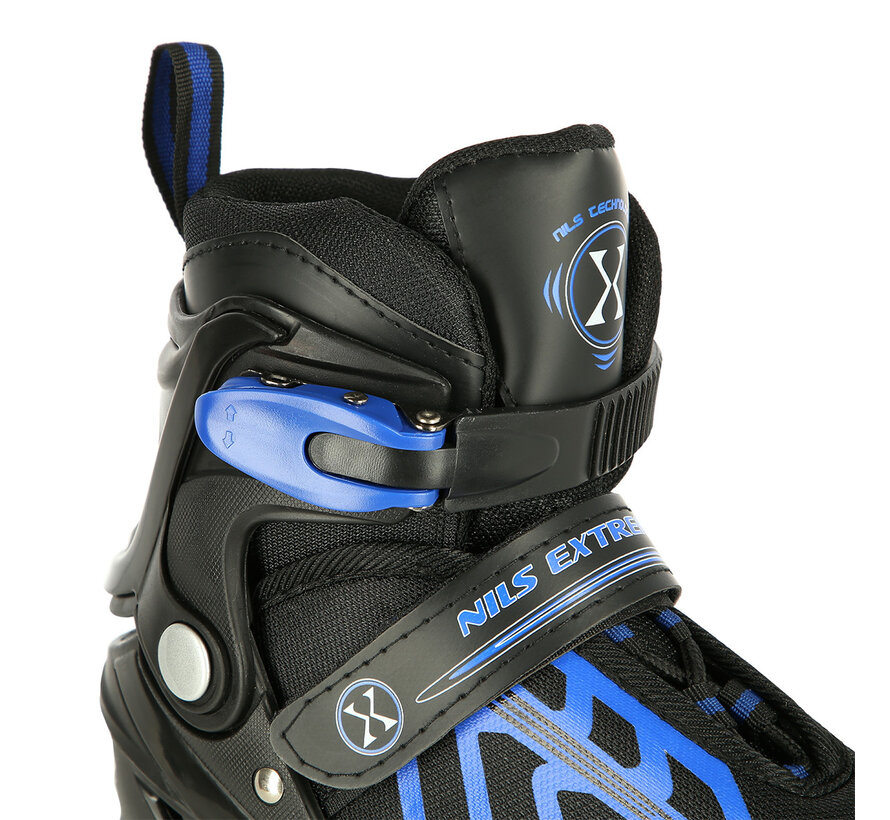 Regulowane rolki Nils Blue z kółkami 100 mm