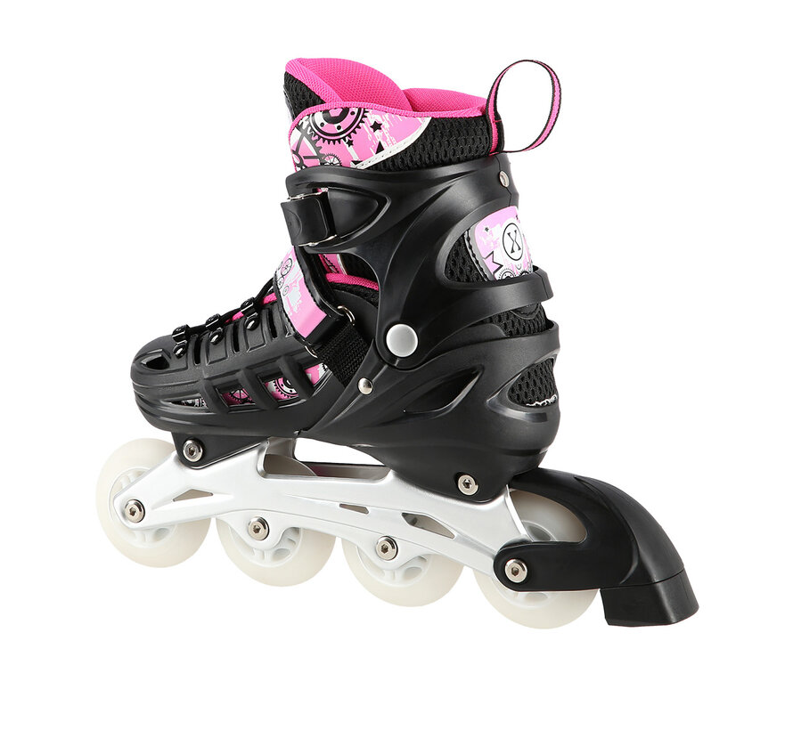Nils Extreme Adjustable 4-in-1 Inline / Ice Skates LED (NH10905)