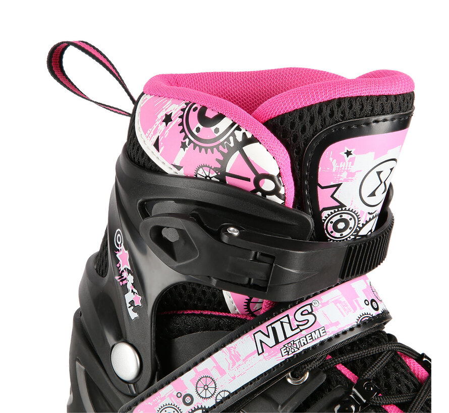 Nils Extreme Adjustable 4-w-1 Inline/Ice Skates LED (NH10905)