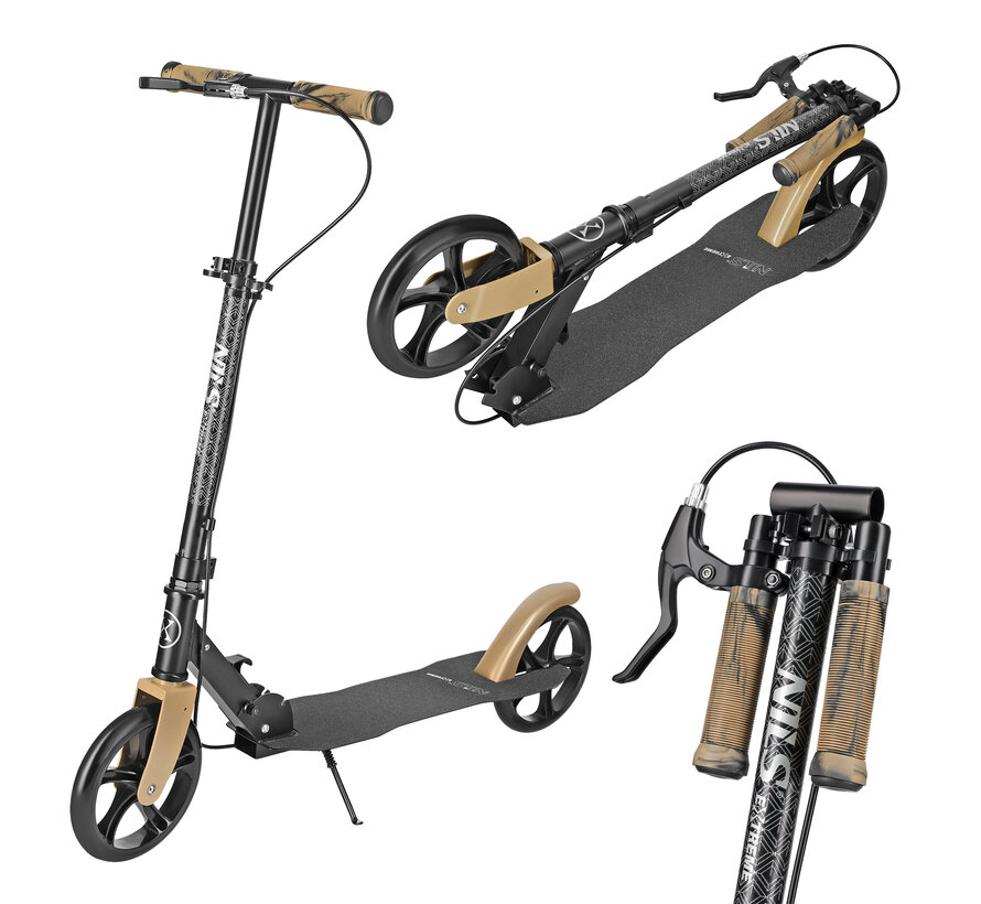 Nils Klapproller Gold mit 20-cm-Rädern und verstellbarer Höhe