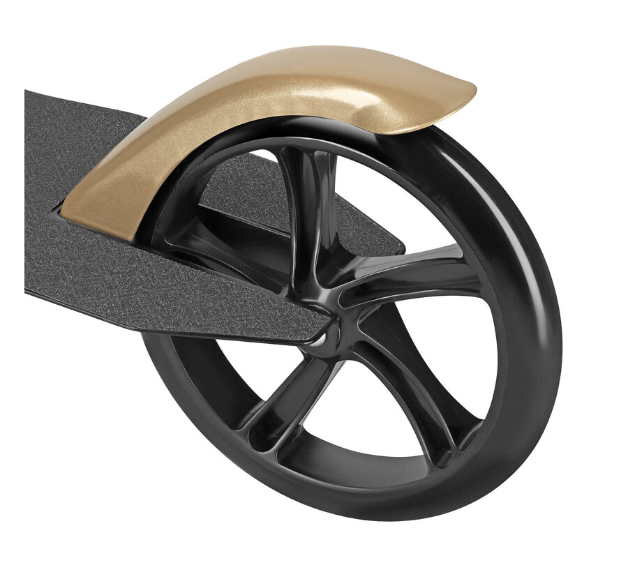 Nils Folding Scooter Gold with 20cm Wheels and adjustable height