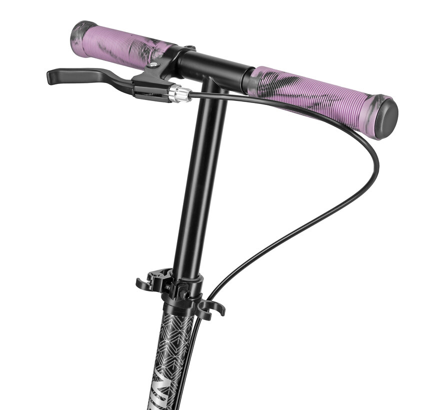 Nils Vouwstep Rose met 20cm Wielen en in hoogte verstelbaar