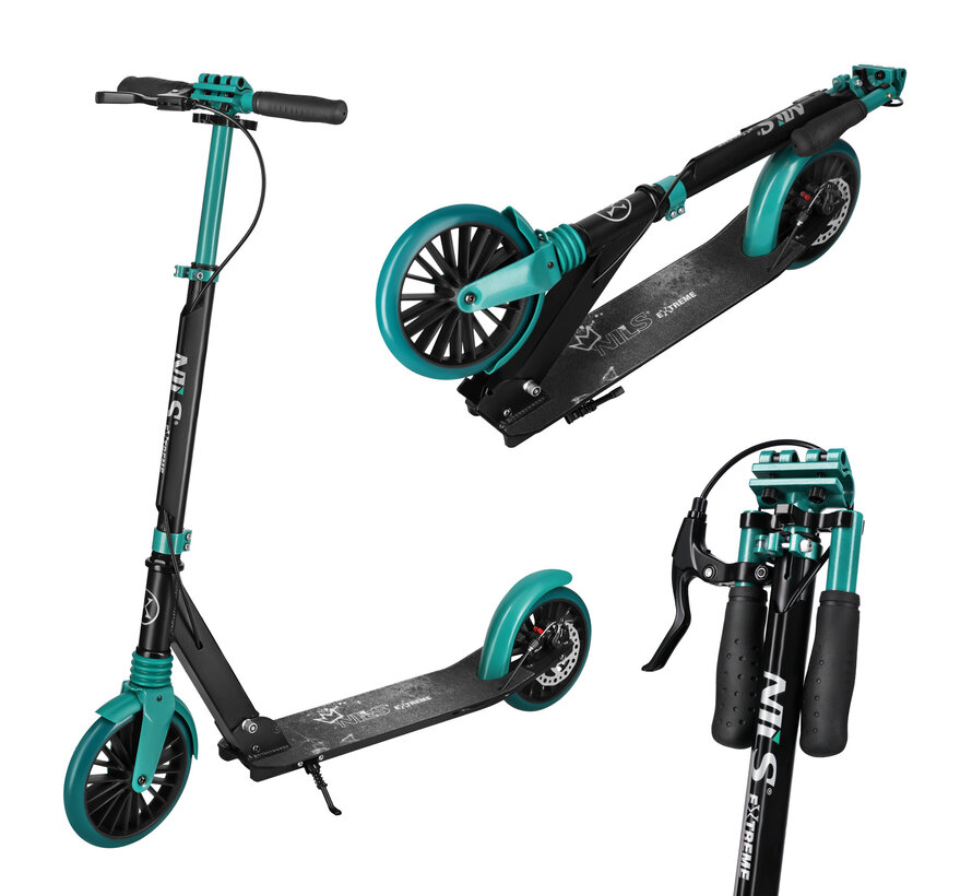 Nils Opvouwbare Step met schijfrem en 20cm Wielen