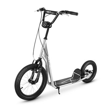 Nils Nils Step with large pneumatic tires, color Silver