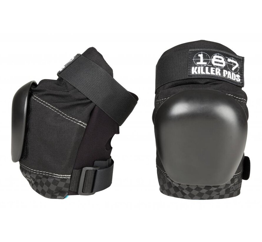 187 Killer Pads Pro Rodilleras Negras Negras