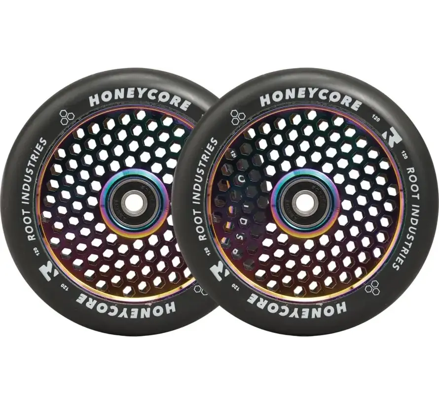Root Honeycore Black 120mm set of 2 pieces