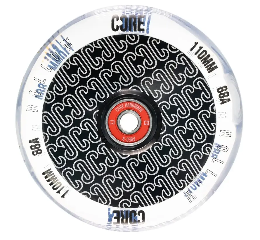 CORE Hollowcore V2 Stuntstep Wiel Clear Black