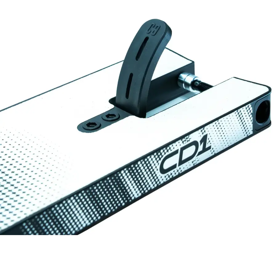 Base para patinete acrobático CORE CD1, color negro y plateado