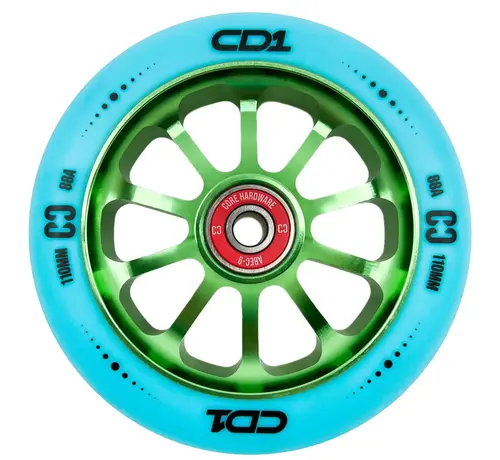 Core CORE CD1 Stunt-Scooter-Rad 110 mm Blau-Limette