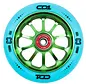 Rueda para patinete acrobático CORE CD1 de 110 mm, color azul lima