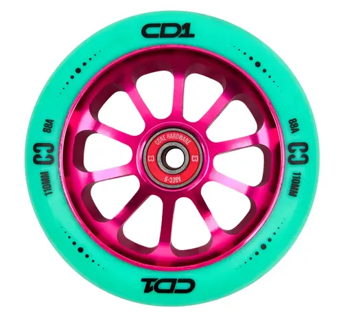 Core Ruota per monopattino stunt CORE CD1 110 mm verde acqua