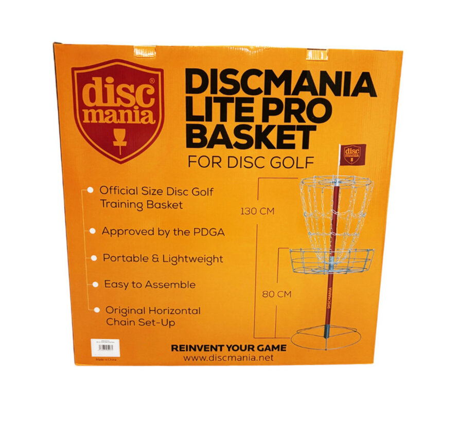 Zestaw do disc golfa: kosz i 4 puttery